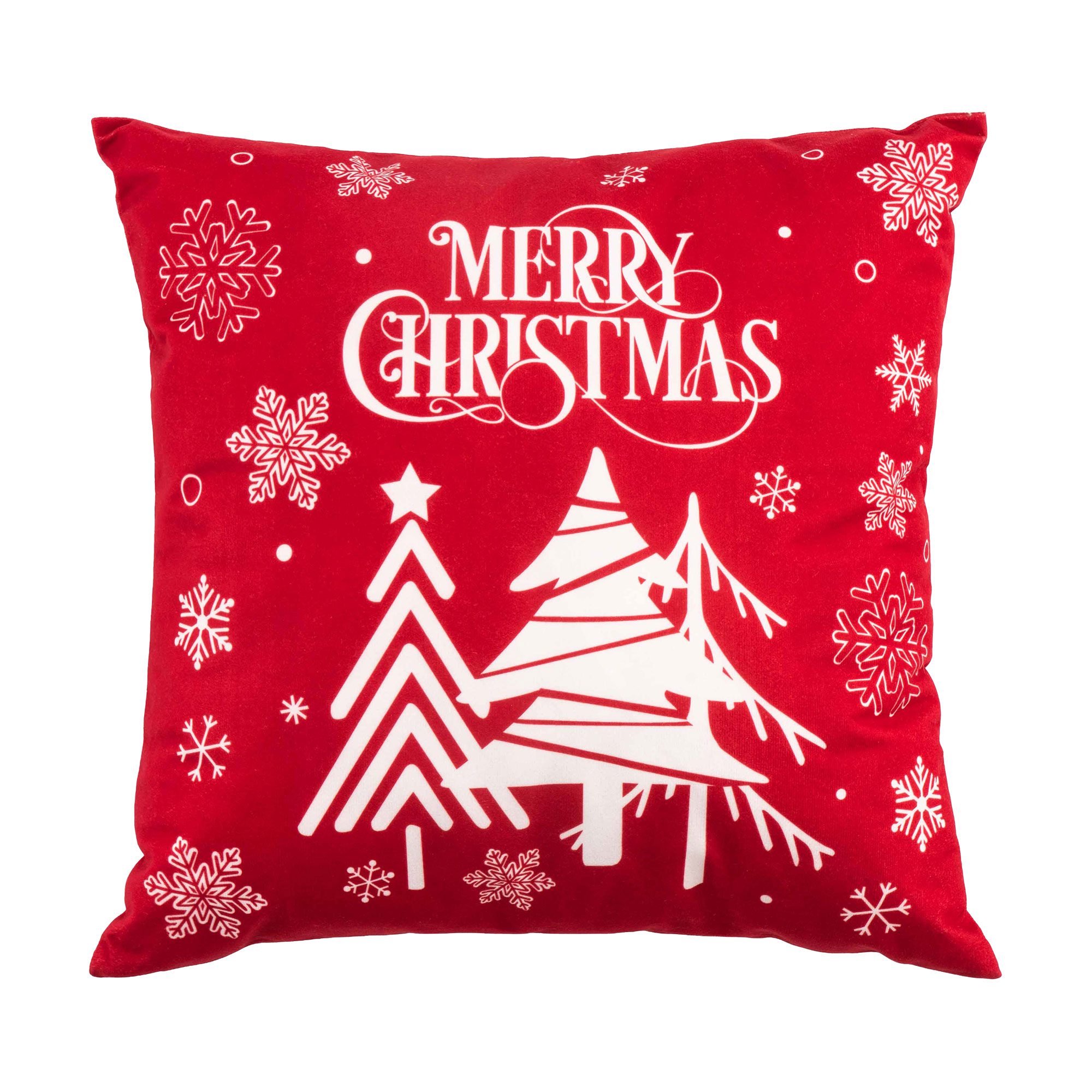 Подушка декоративна Ardesto Christmas червона, 45*45 см (ART1032HT)