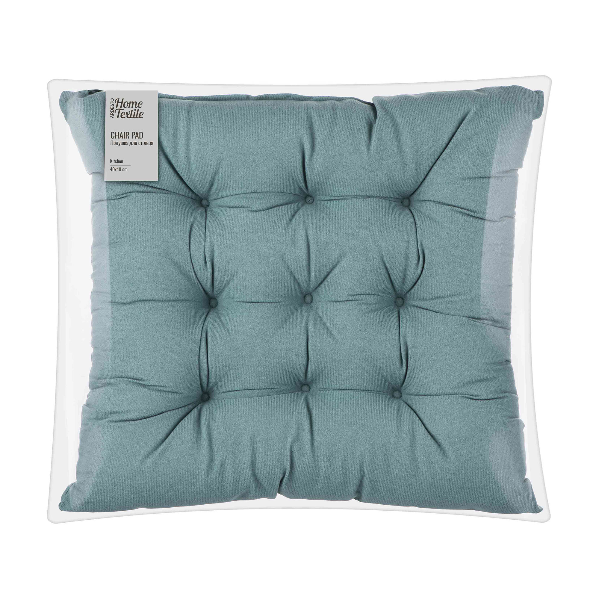 Подушка для стільця Ardesto Soft зелена, 40*40 см (ART03SE)